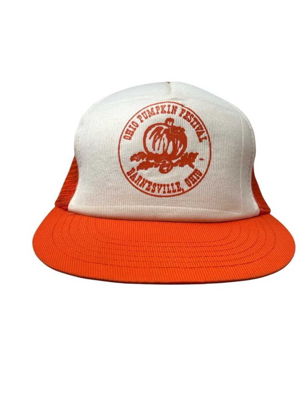 Ohio Pumpkin Festival Barnesville Vintage Retro Trucker Snapback Hat Cap Dad 80s